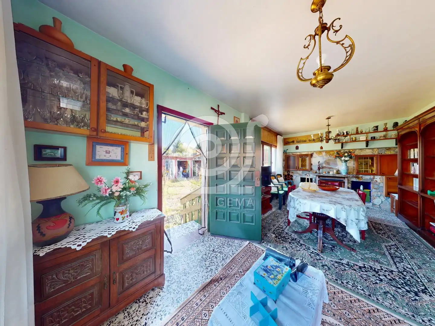 Cocina de Casa o chalet en venta en Cambre  con Jardín privado, Trastero y Amueblado