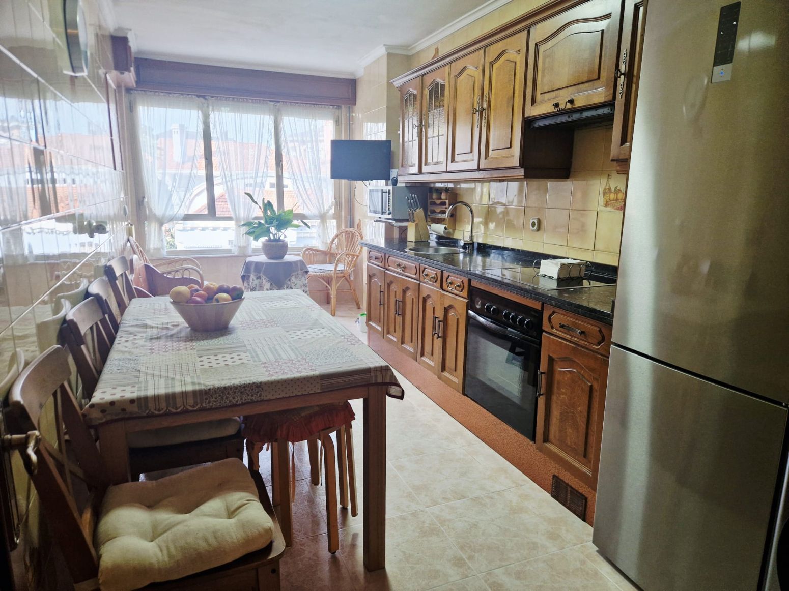 Kitchen of Flat for sale in Avilés  with Heating, Terrace and Storage room
