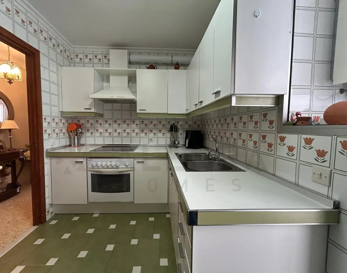Kitchen of Flat for sale in Jerez de la Frontera  with Air Conditioner and Private garden