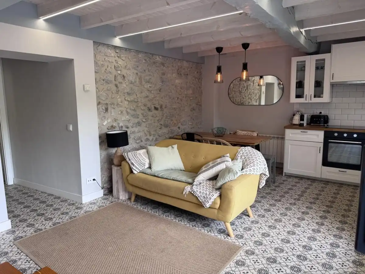 Living room of Detached homes for sale in Llanes  with Heating, Terrace and Furnished