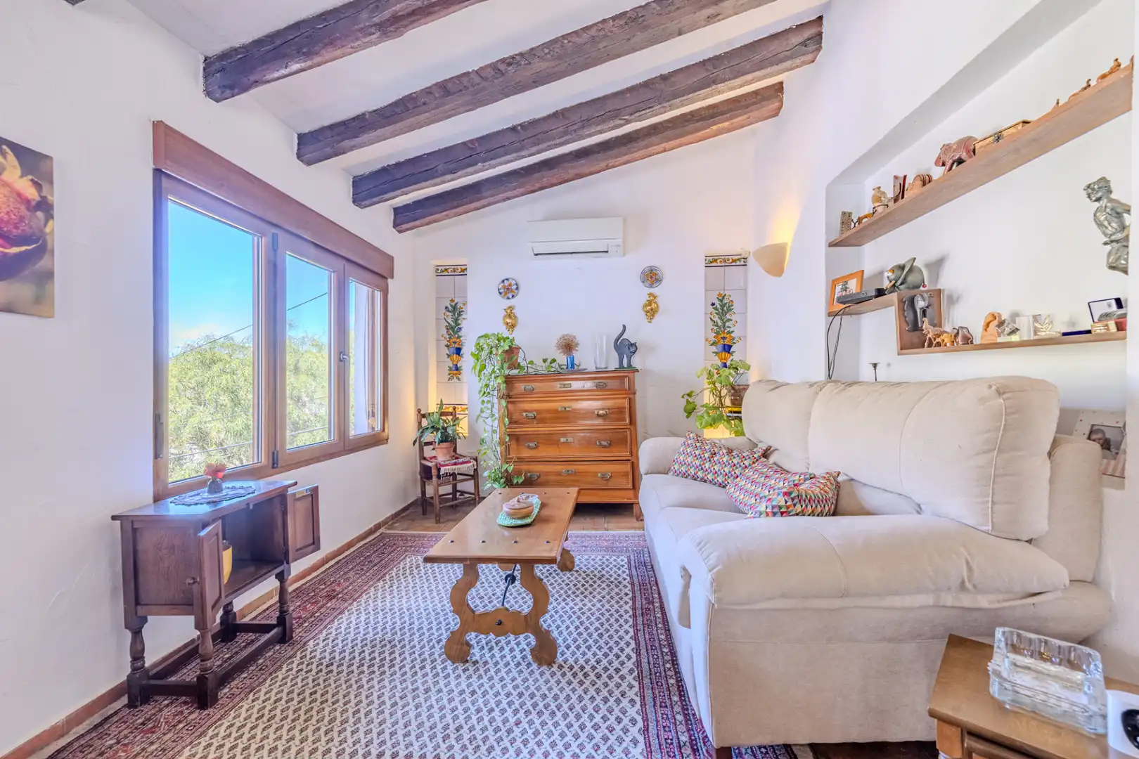 Living room of Houses for sale in Dénia  with Air Conditioner, Private garden and Terrace