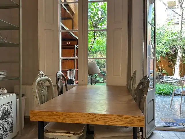 Comedor de Casa o chalet de alquiler en Barcelona con Aire acondicionado, Calefacción y Jardín privado