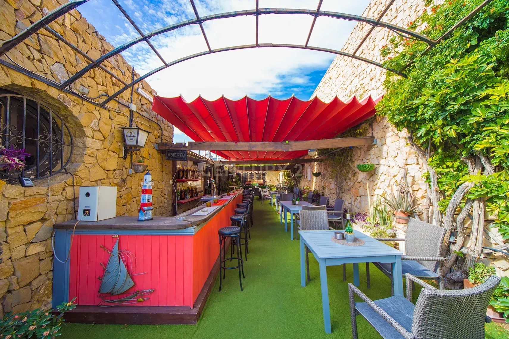 Terrace of Premises for sale in Calpe / Calp  with Air Conditioner, Furnished and Internet