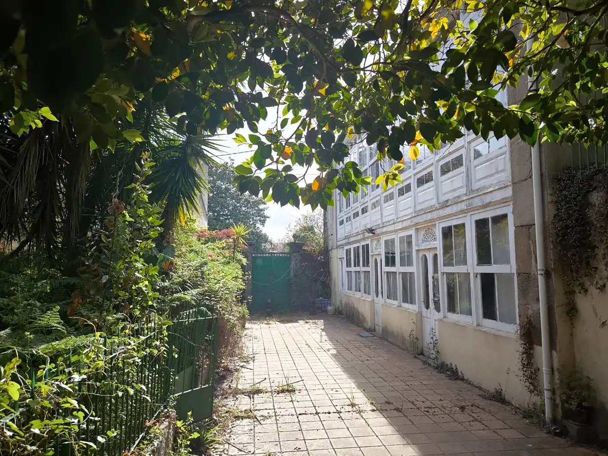 Exterior view of Houses for sale in Vilagarcía de Arousa  with Heating, Private garden and Furnished