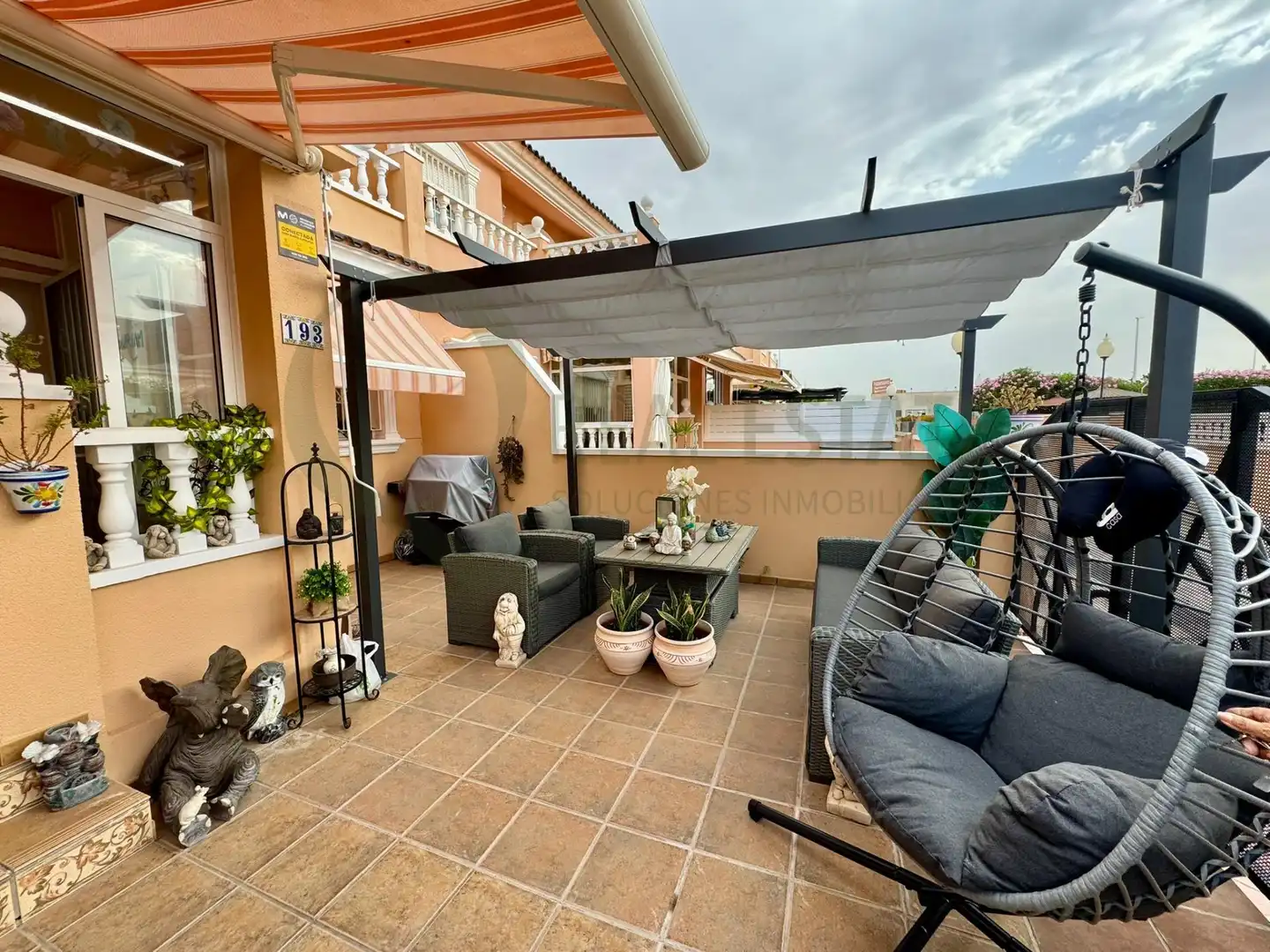 Terraza de Casa o chalet en venta en Santa Pola con Aire acondicionado, Calefacción y Jardín privado