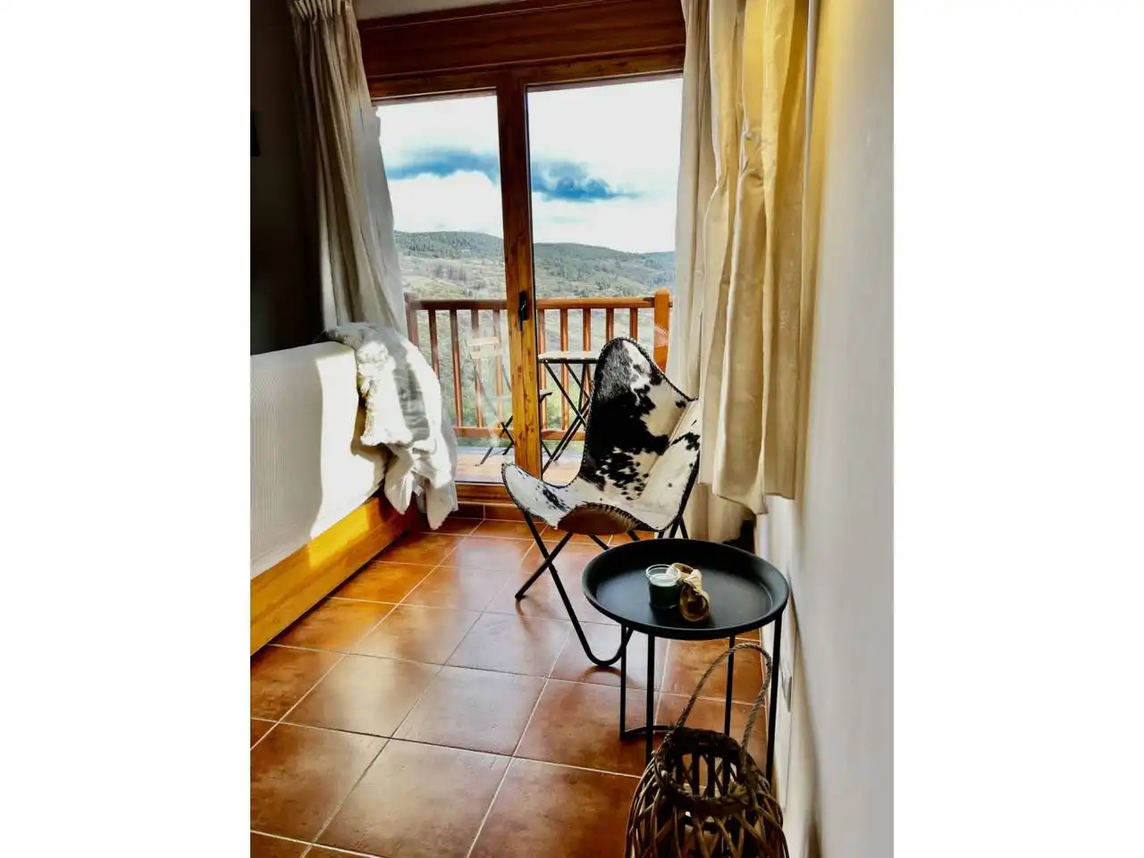 Terraza de Apartamento de alquiler en Alp con Calefacción, Terraza y Amueblado
