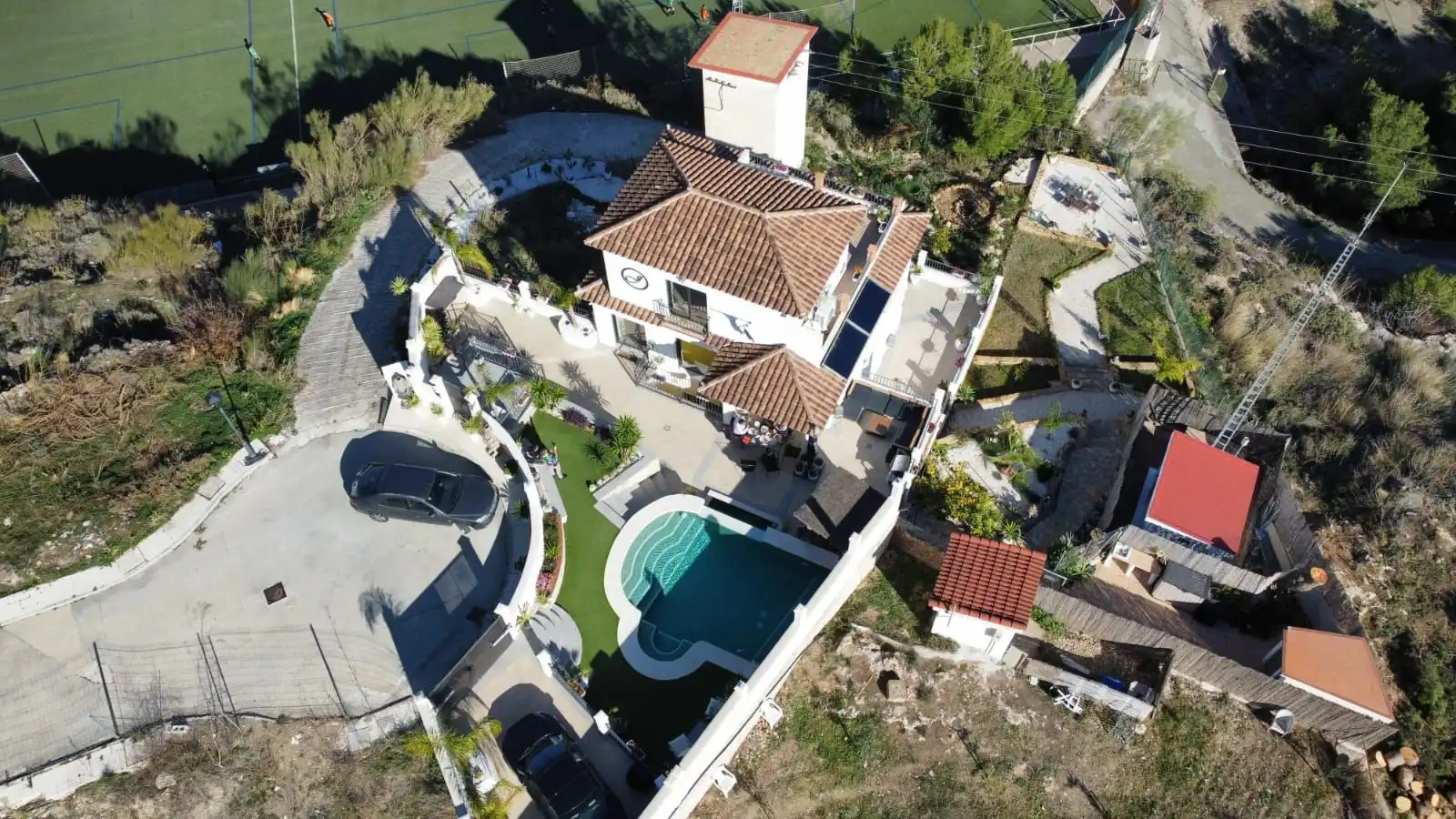 Vista exterior de Casa o xalet en venda en Casarabonela amb Calefacció, Jardí privat i Terrassa