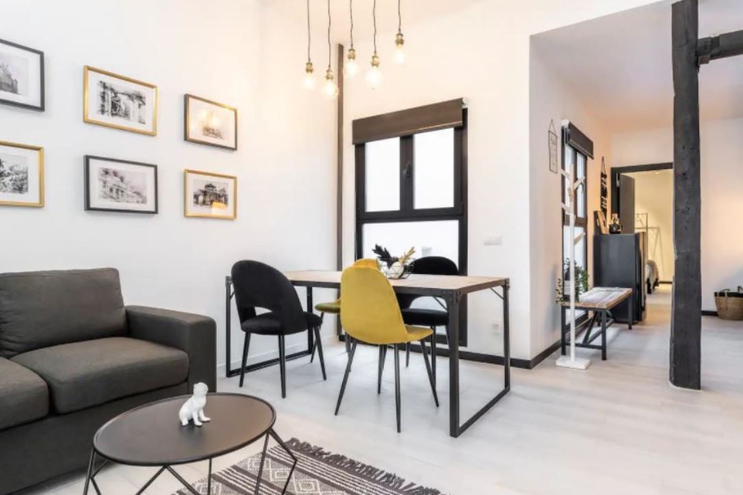 Sala de estar de Piso de alquiler en Maó - Mahón con Aire acondicionado, Amueblado y TV