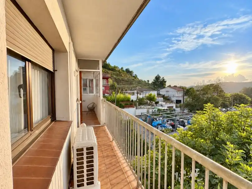 Balcony of Houses for sale in Vallirana  with Air Conditioner, Terrace and Balcony