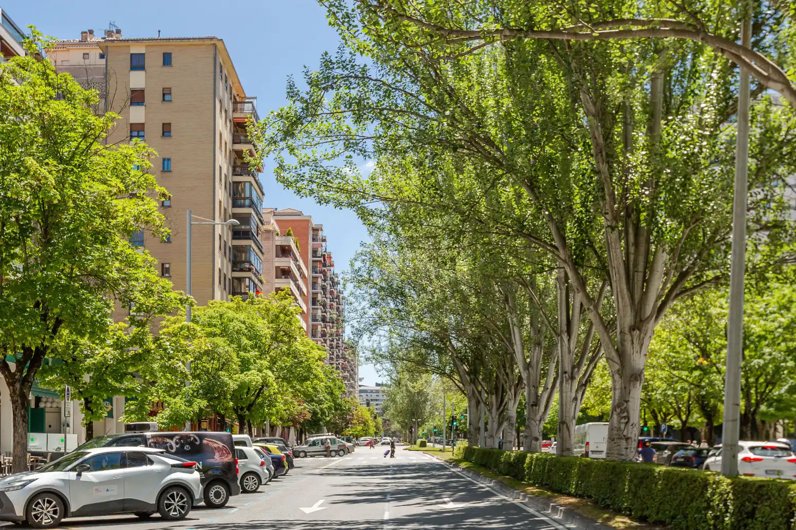 Vista exterior de Ático en venta en  Pamplona / Iruña con Parquet y Terraza