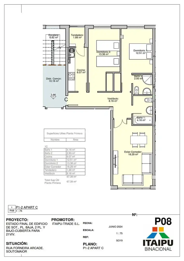Piso en venta en Soutomaior con Terraza y Trastero