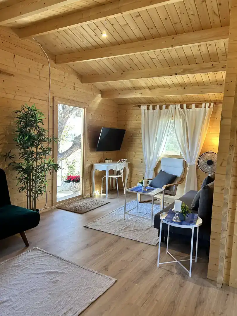 Sala de estar de Casa o chalet de alquiler en Mijas con Jardín privado, Parquet y Trastero