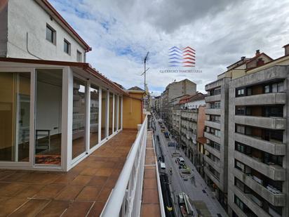 Exterior view of Flat to rent in Ourense Capital   with Air Conditioner, Terrace and Balcony