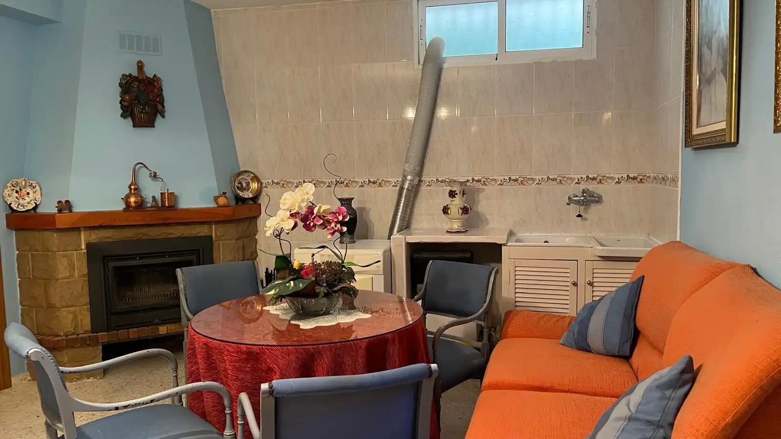 Sala de estar de Casa o chalet en venta en La Nucia con Aire acondicionado, Jardín privado y Terraza