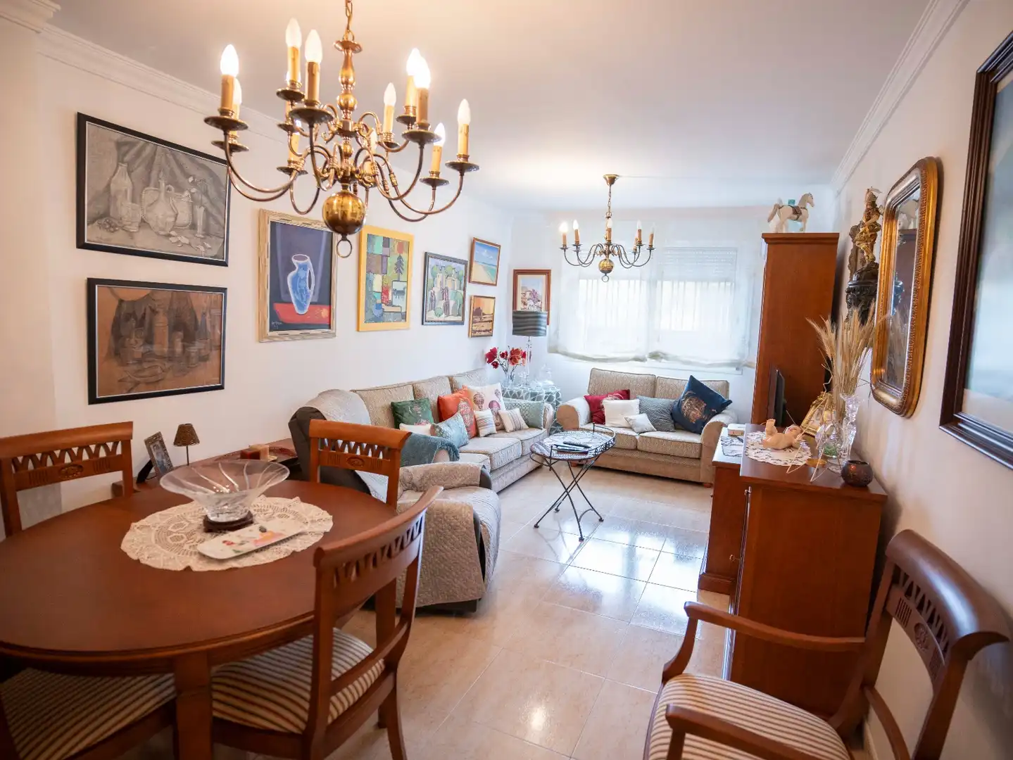 Sala de estar de Casa adosada en venta en Güímar con Terraza