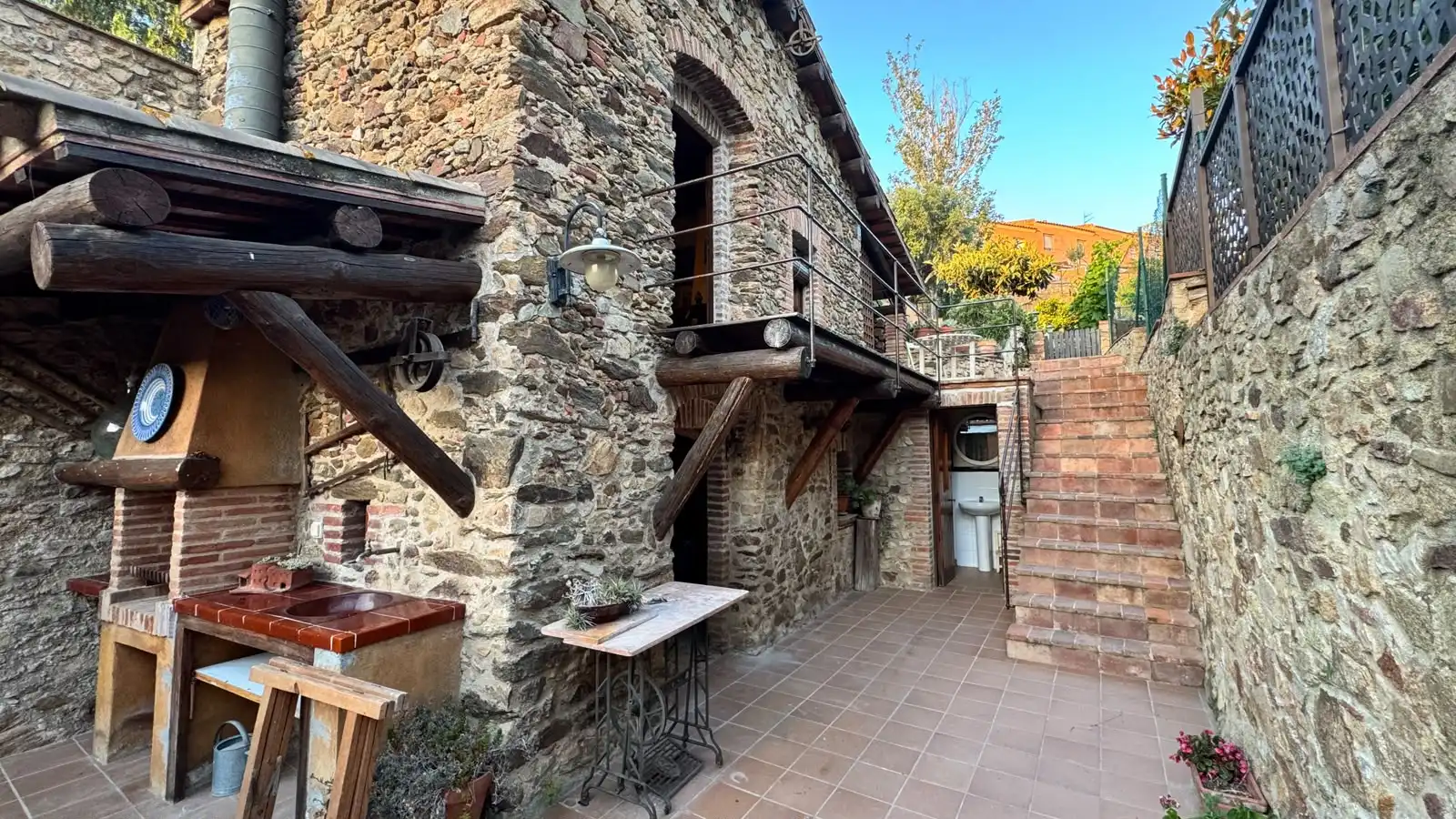 Terrassa de Finca rústica de lloguer en Palamós amb Calefacció, Jardí privat i Traster