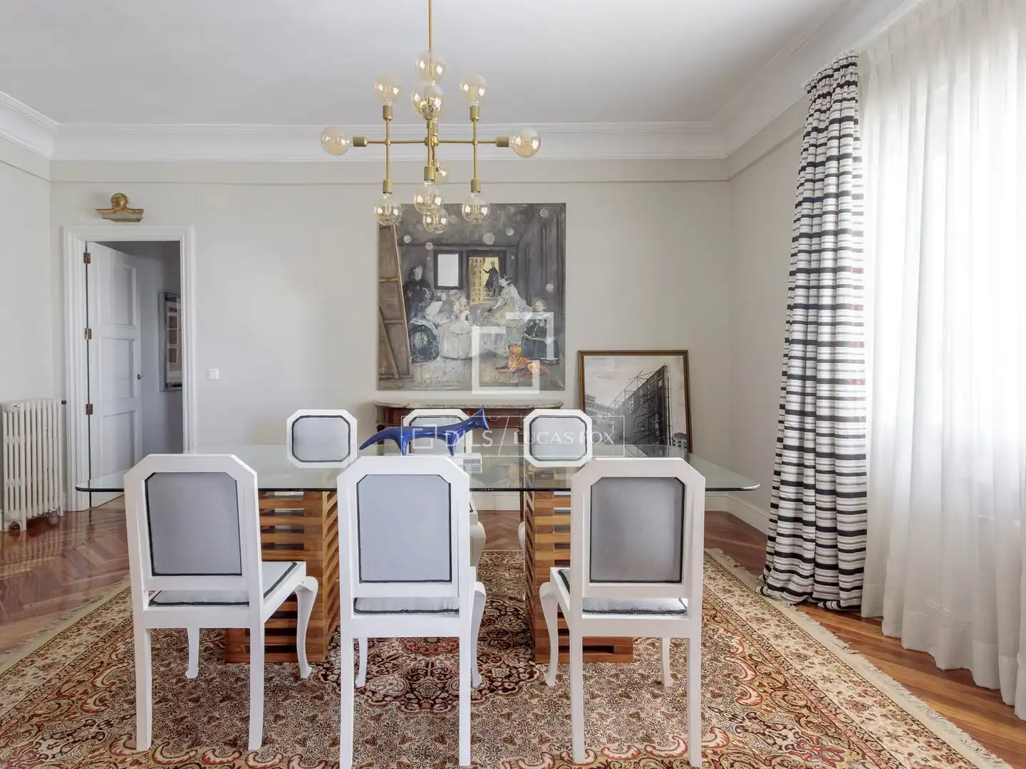 Dining room of Attic for rent in Madrid  with Air Conditioner, Heating and Parquet flooring