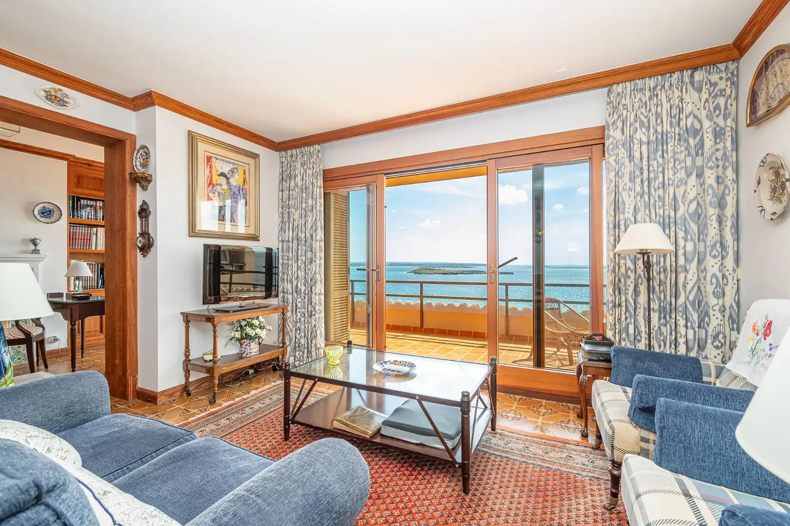 Sala de estar de Piso en venta en Ses Salines con Aire acondicionado, Calefacción y Terraza