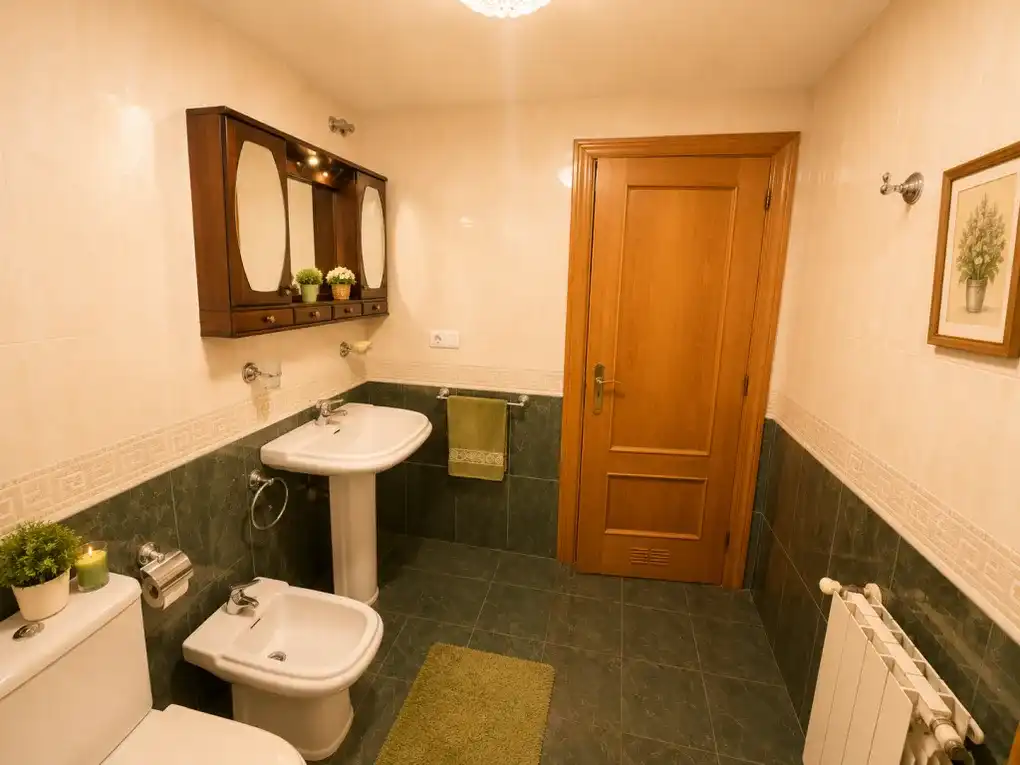 Baño de Apartamento en venta en Cabrales con Calefacción y Amueblado