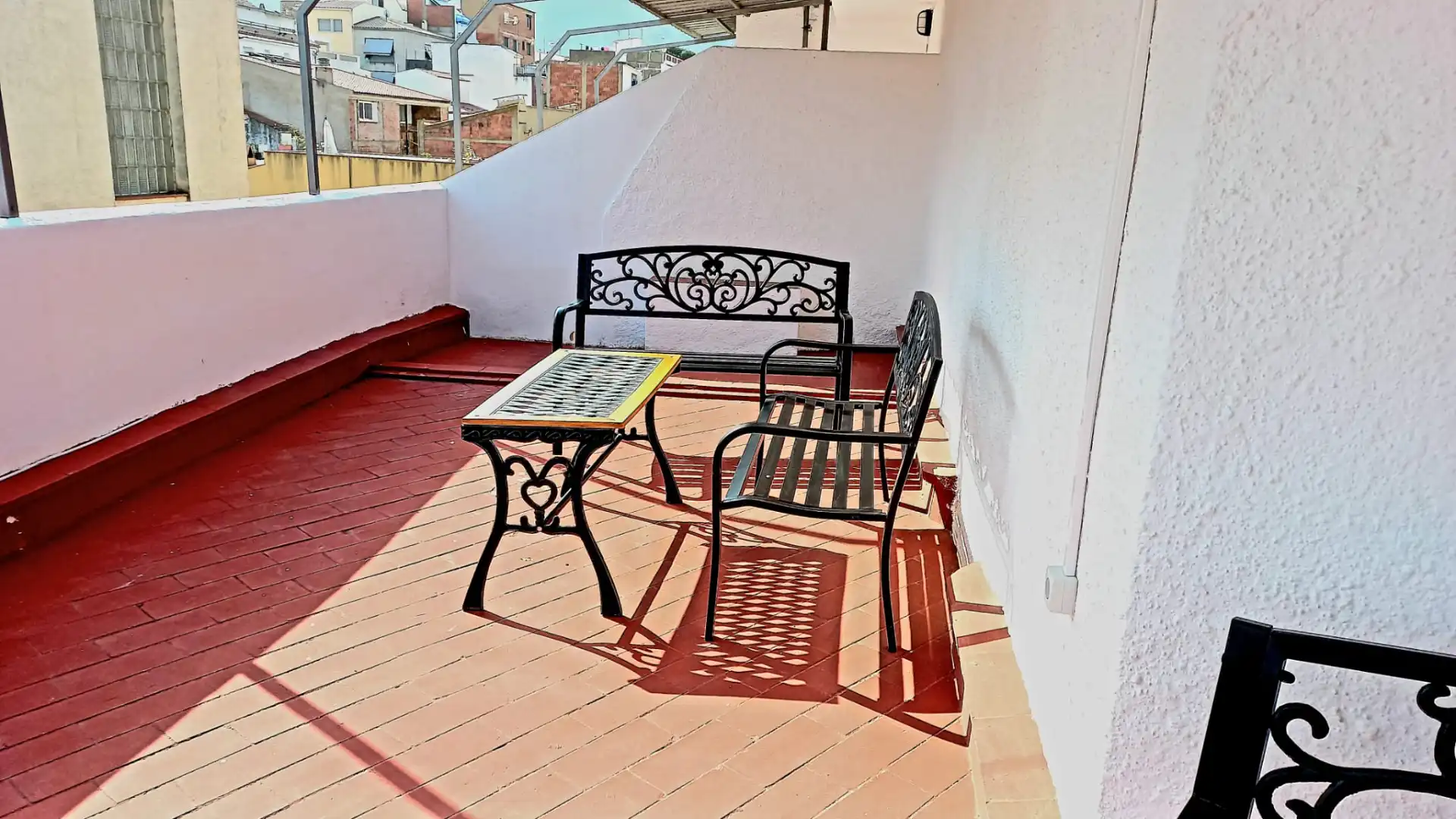 Terraza de Estudio de alquiler en Llançà con Calefacción, Terraza y Amueblado