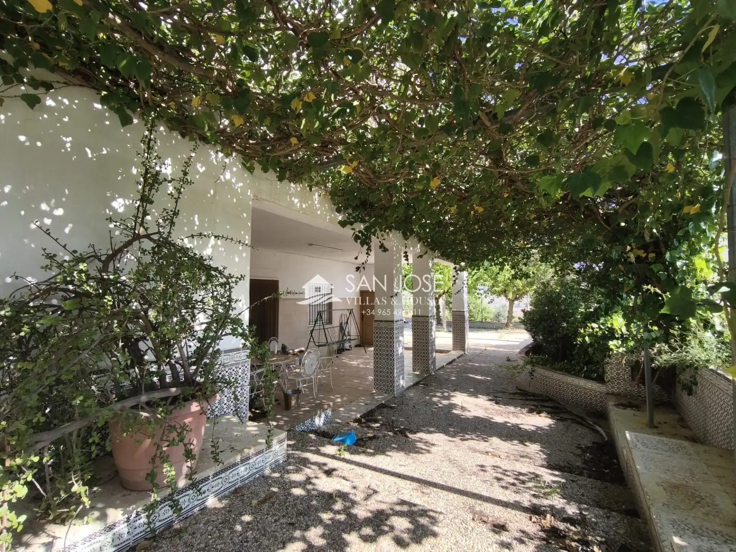 Vista exterior de Casa o chalet en venta en Aspe con Terraza, Trastero y Piscina