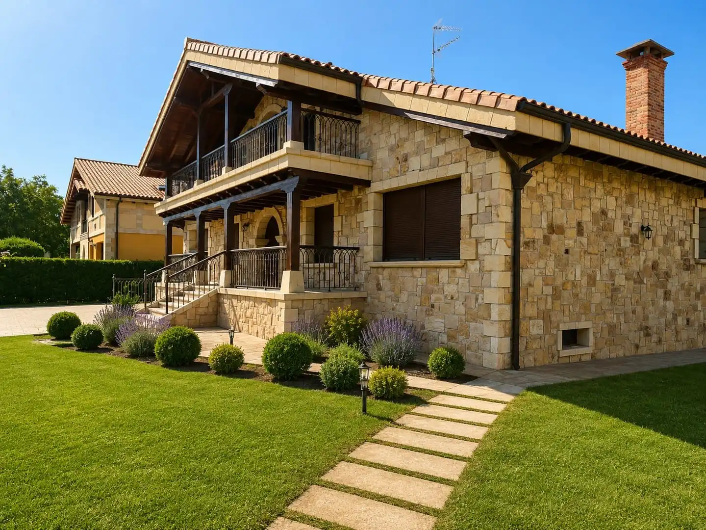 Vista exterior de Casa o chalet en venta en Villarcayo de Merindad de Castilla la Vieja con Jardín privado y Balcón