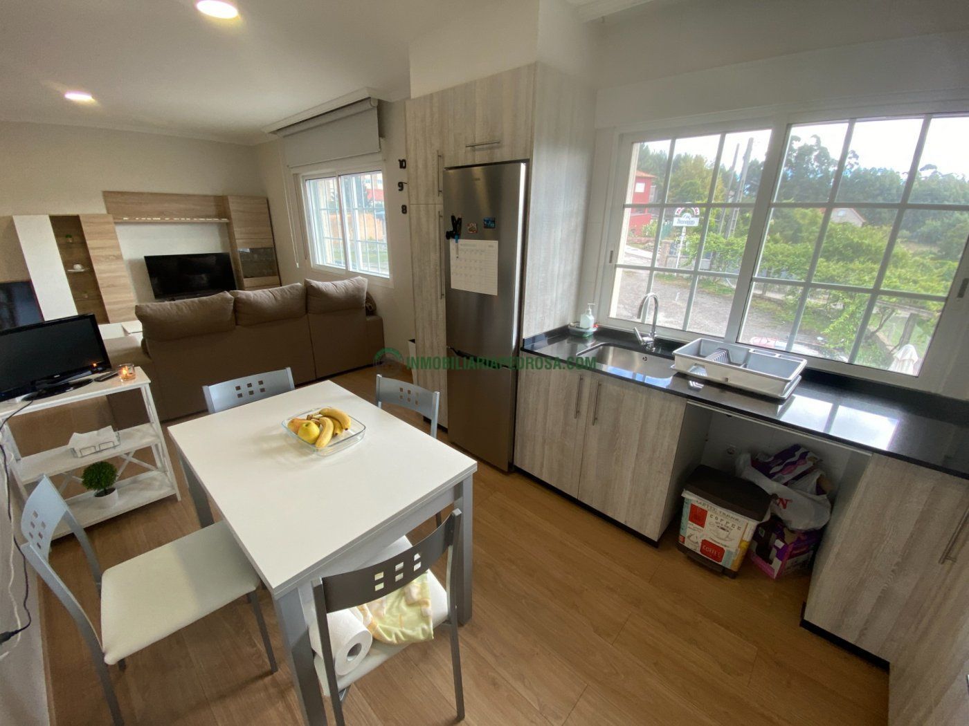 Cocina de Finca rústica en venta en Poio con Calefacción, Jardín privado y Terraza