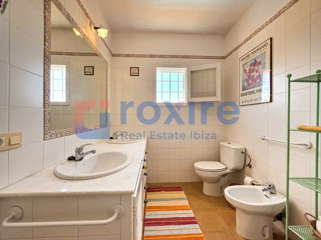 Bathroom of Houses for rent in Sant Josep de sa Talaia  with Air Conditioner, Private garden and Terrace