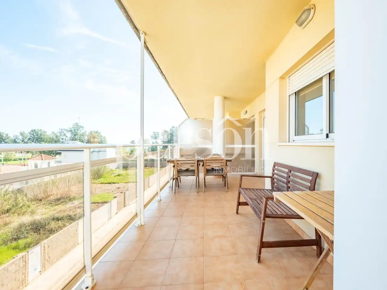 Terrasse von Wohnung zum Verkauf in Moncofa mit Klimaanlage, Heizung und Terrasse