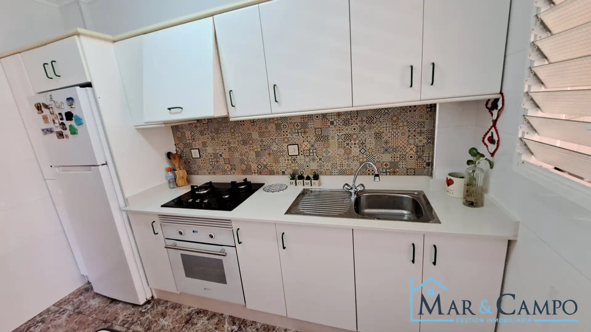 Cocina de Casa adosada en venta en Los Alcázares con Aire acondicionado, Jardín privado y Amueblado