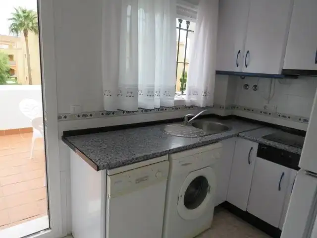 Kitchen of Apartments for sale in Chiclana de la Frontera  with Private garden, Terrace and Furnished