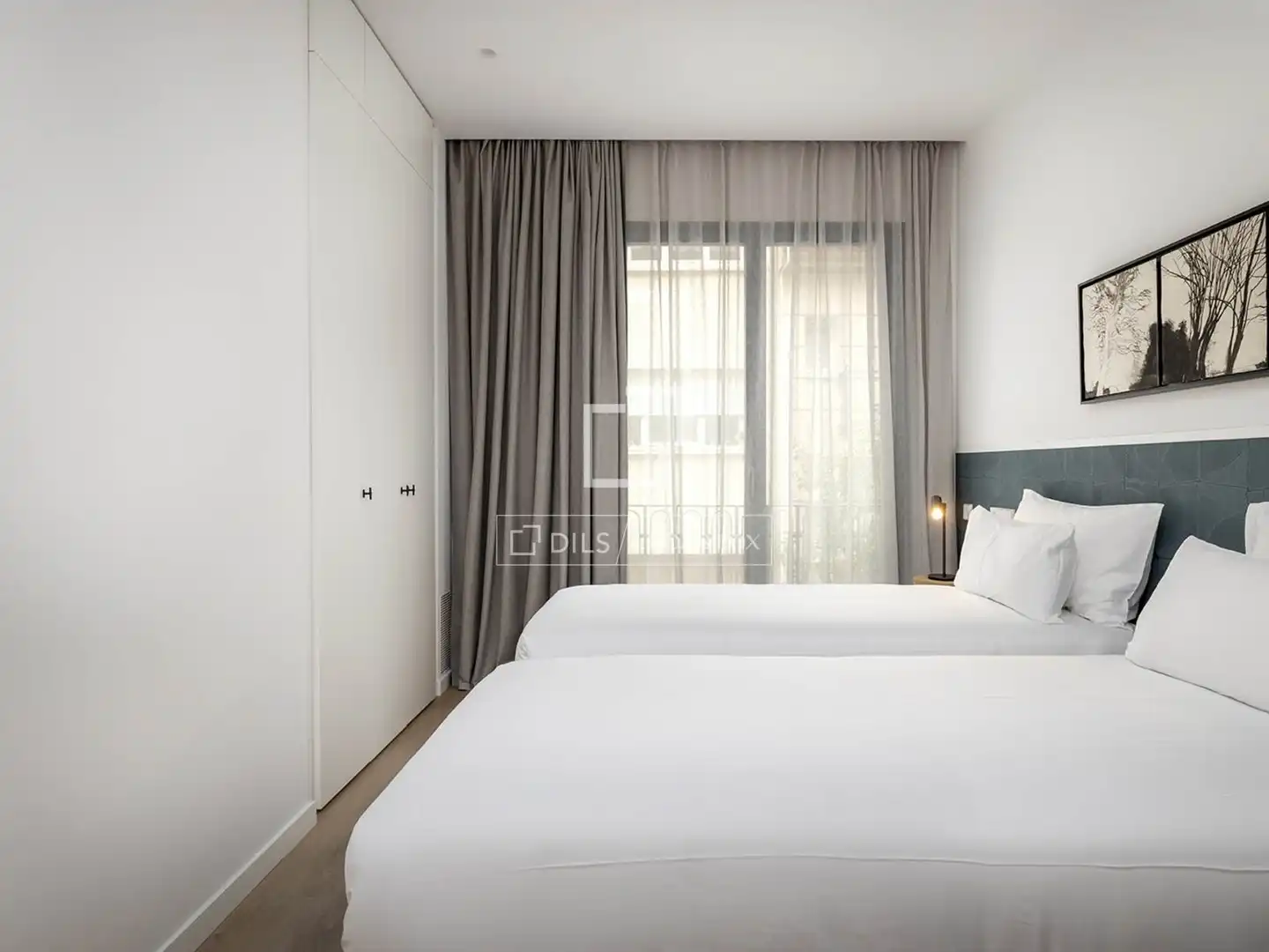 Bedroom of Flat for rent in Barcelona  with Air Conditioner, Heating and Parquet flooring