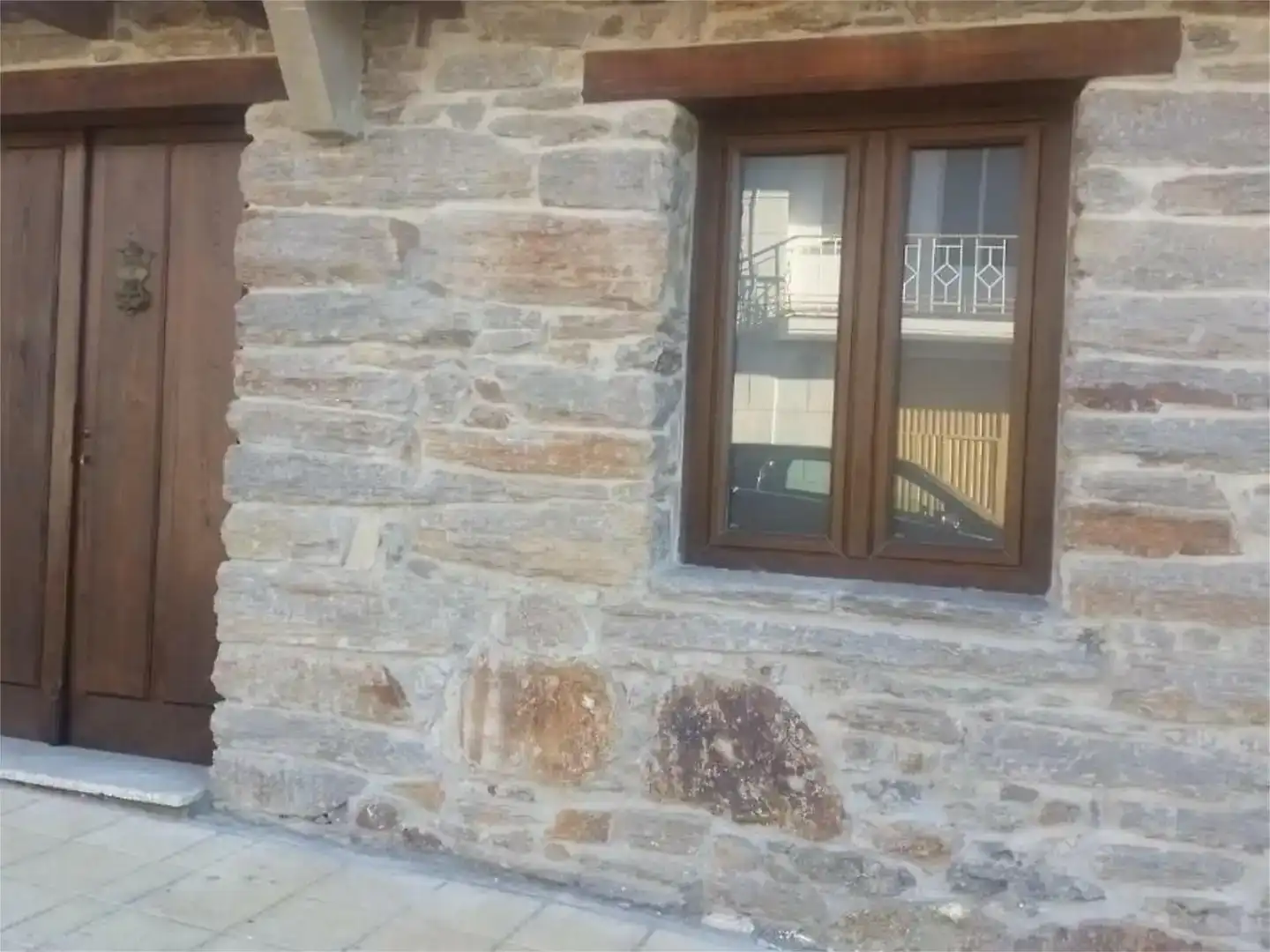 Vista exterior de Piso en venta en Petín con Jardín privado, Parquet y Amueblado