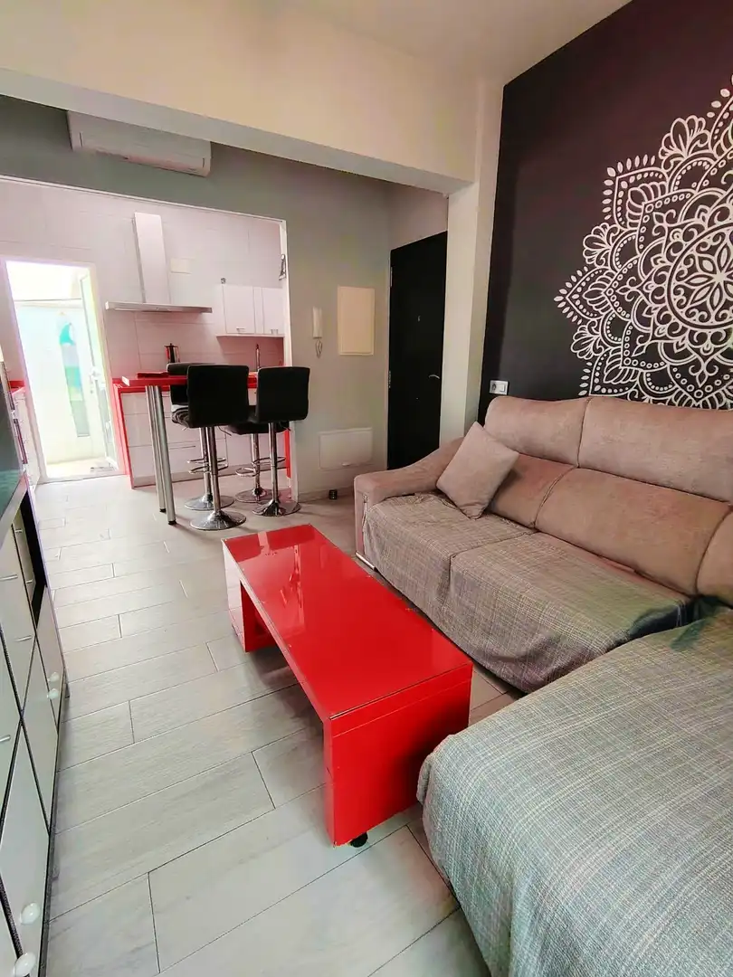 Sala de estar de Apartamento en venta en Málaga