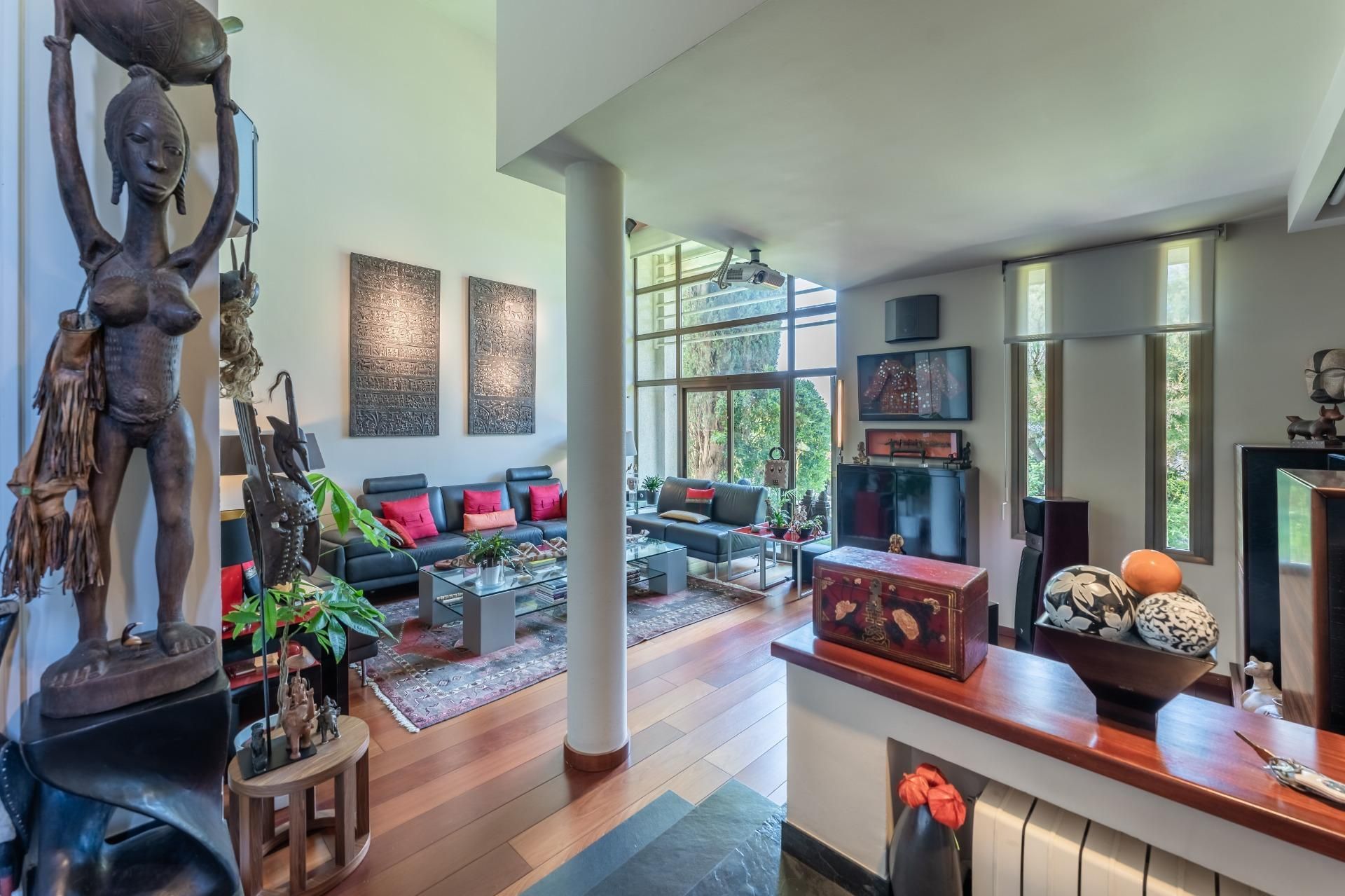 Living room of House or chalet for sale in Esplugues de Llobregat  with Air Conditioner, Heating and Private garden