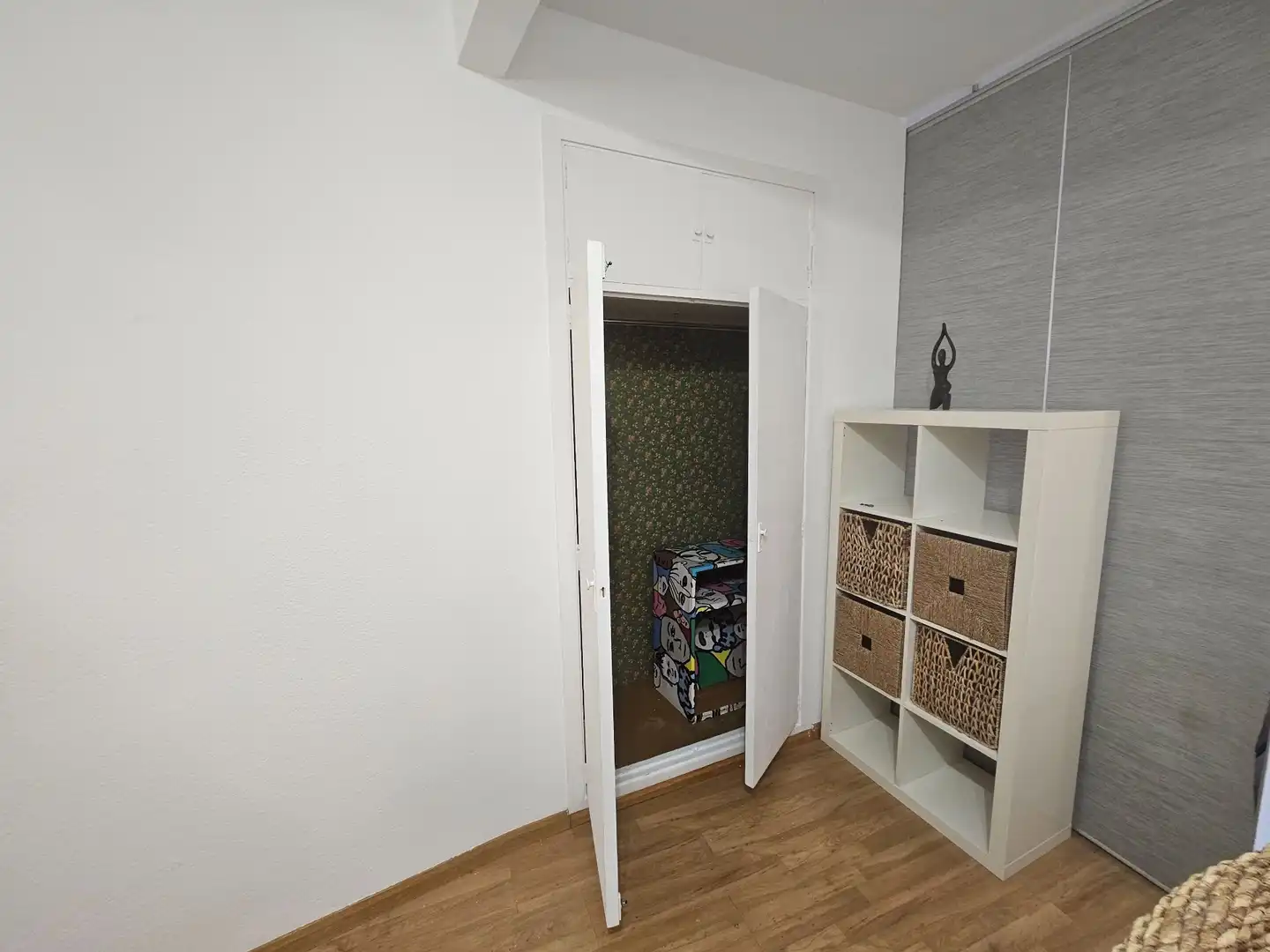 Schlafzimmer von Wohnung zur Miete in Madrid mit Klimaanlage, Heizung und Terrasse