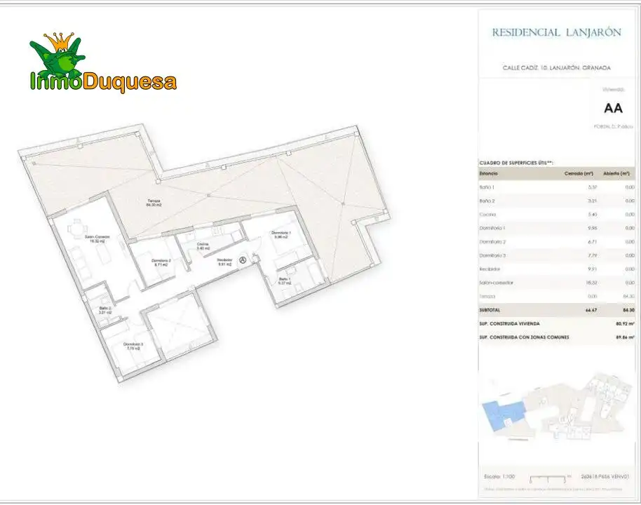 Attic for sale in Lanjarón  with Terrace and Balcony