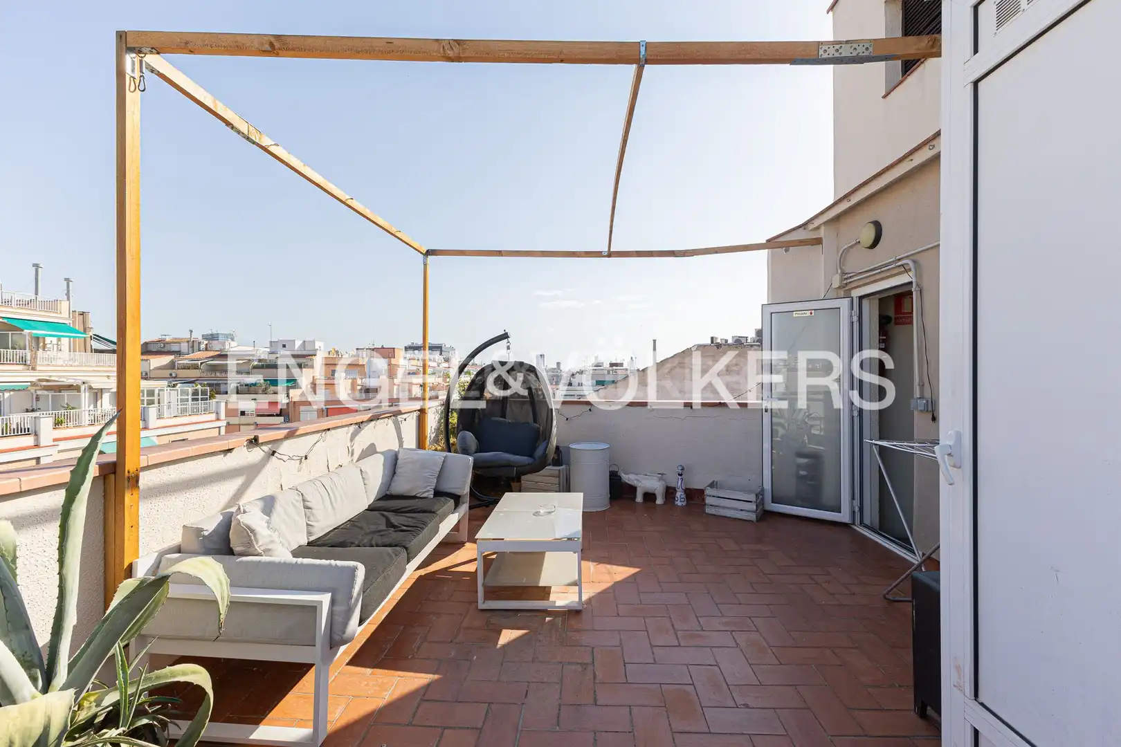 Terraza de Ático de alquiler en Barcelona con Aire acondicionado, Calefacción y Parquet