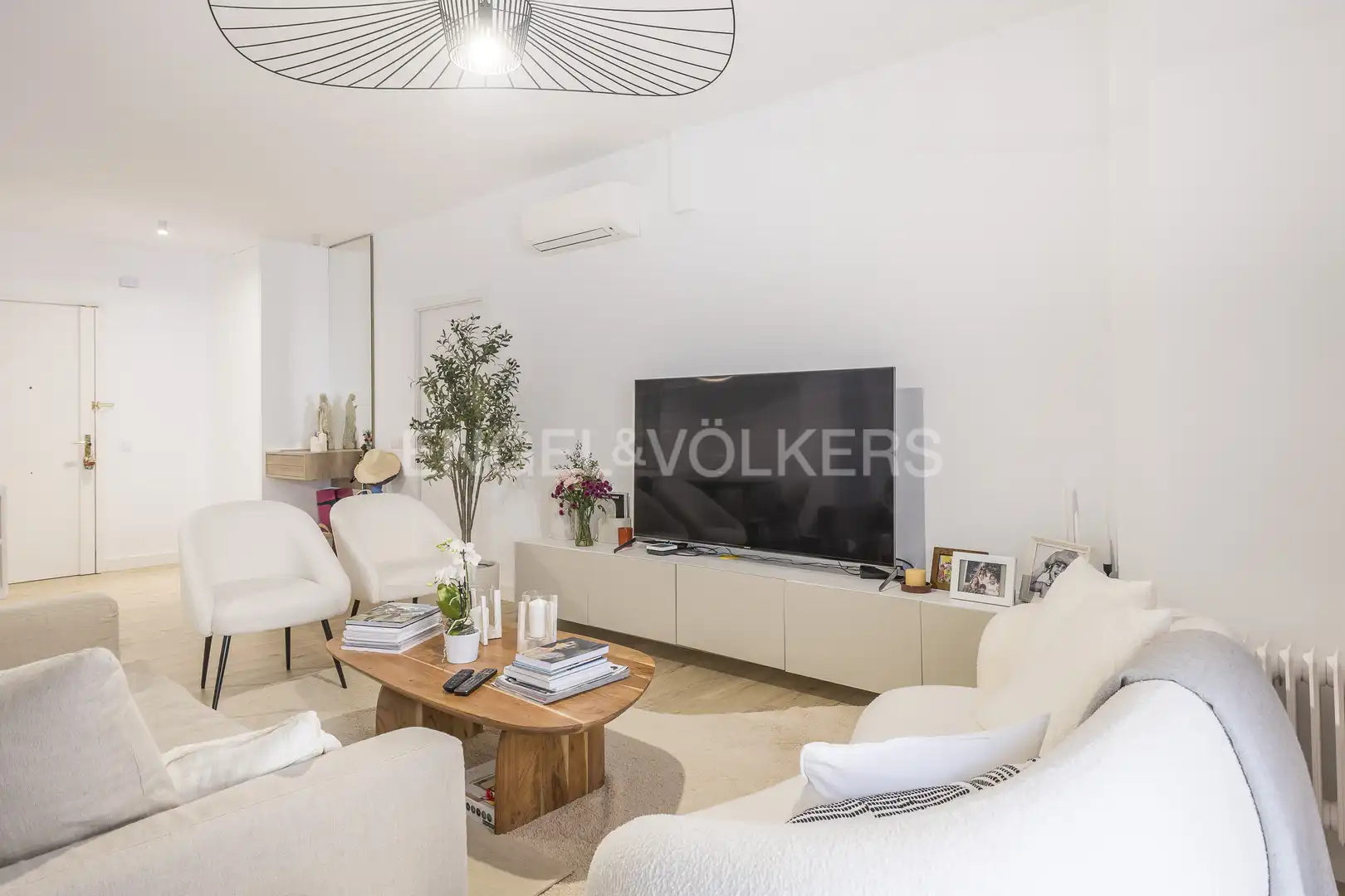Sala d'estar de Pis de lloguer en Barrio de Salamanca