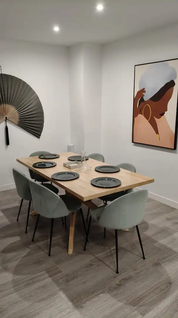 Dining room of Flat for rent in Alcázar de San Juan  with Air Conditioner, Heating and Private garden