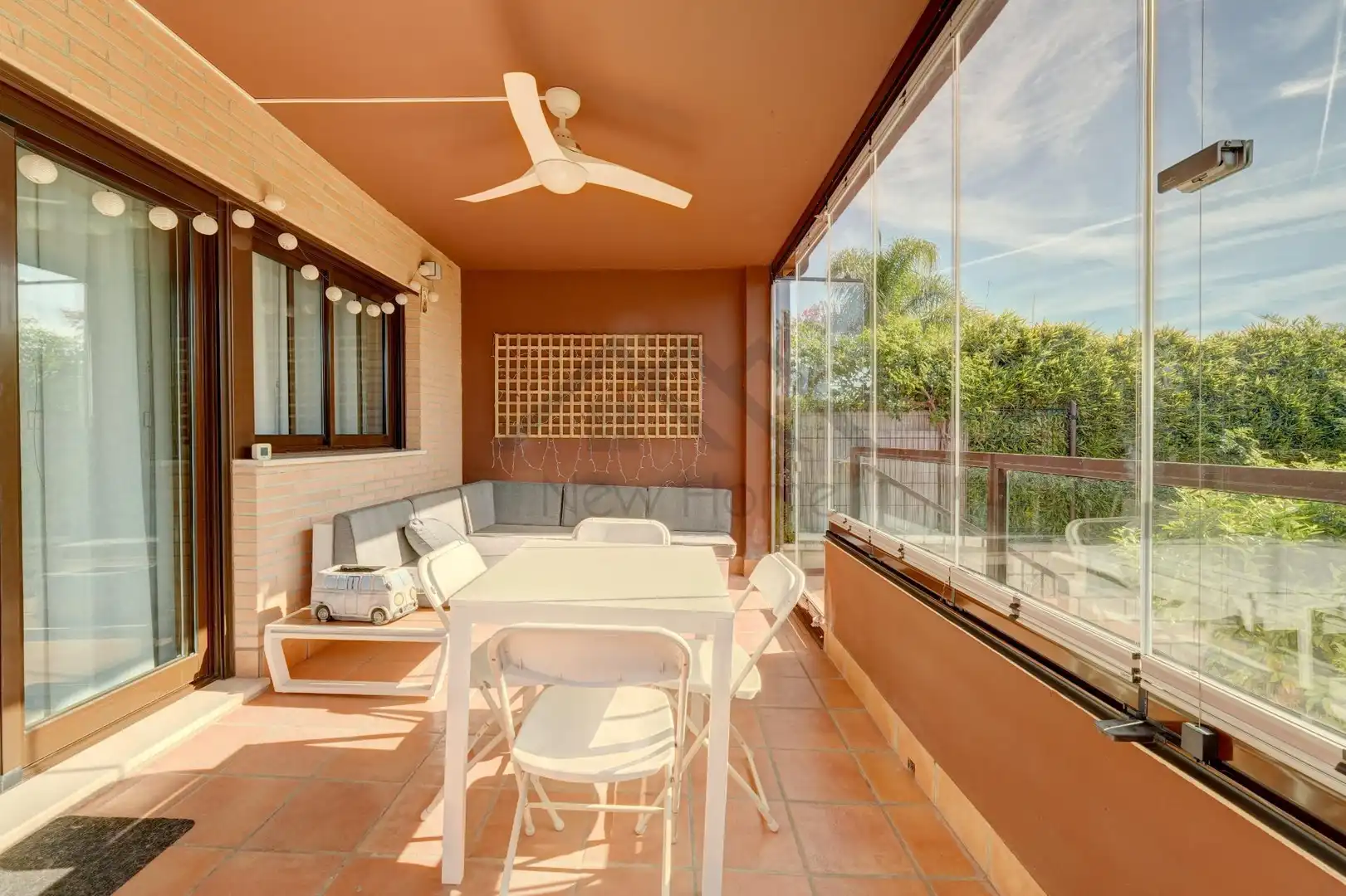 Terrace of Detached homes for sale in Bétera  with Air Conditioner, Private garden and Parquet flooring