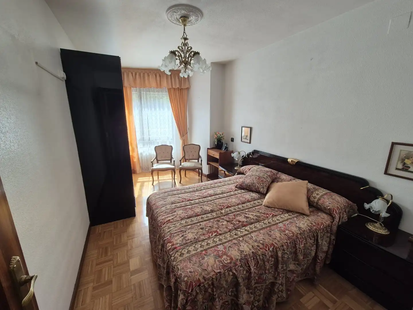 Schlafzimmer von Wohnung zum Verkauf in Palencia mit Heizung, Parkett und Terrasse