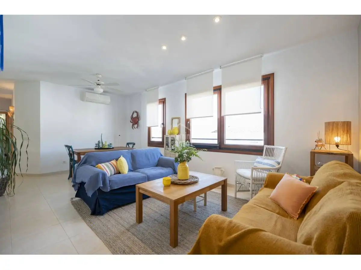 Sala de estar de Apartamento en venta en Es Castell con Terraza