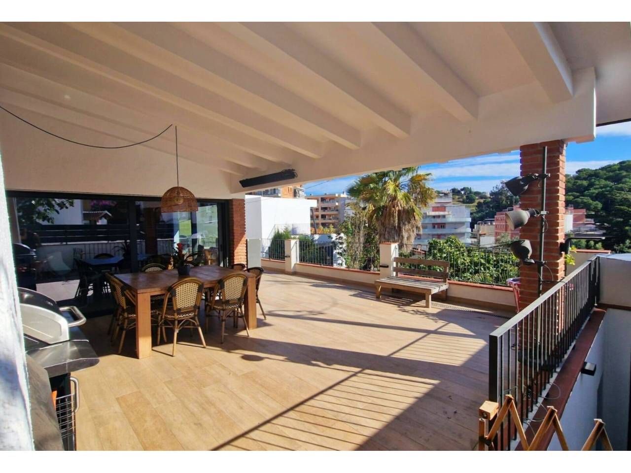 Terrassa de Casa o xalet en venda en Lloret de Mar amb Aire condicionat, Calefacció i Jardí privat