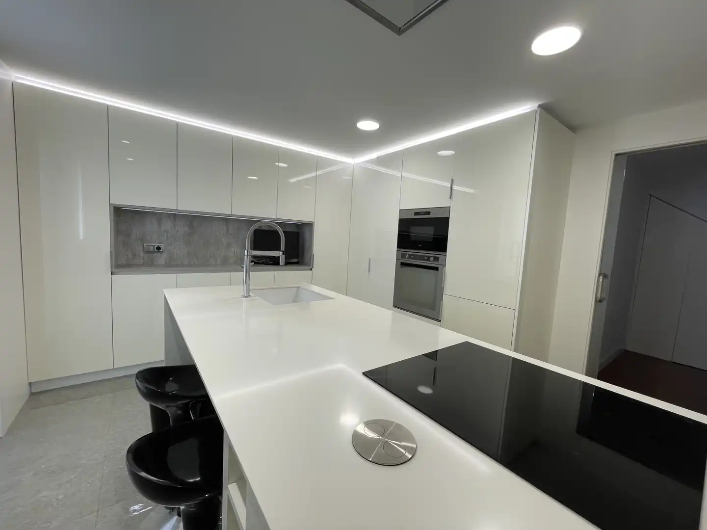 Cocina de Piso de alquiler en Beniparrell con Aire acondicionado, Parquet y Terraza