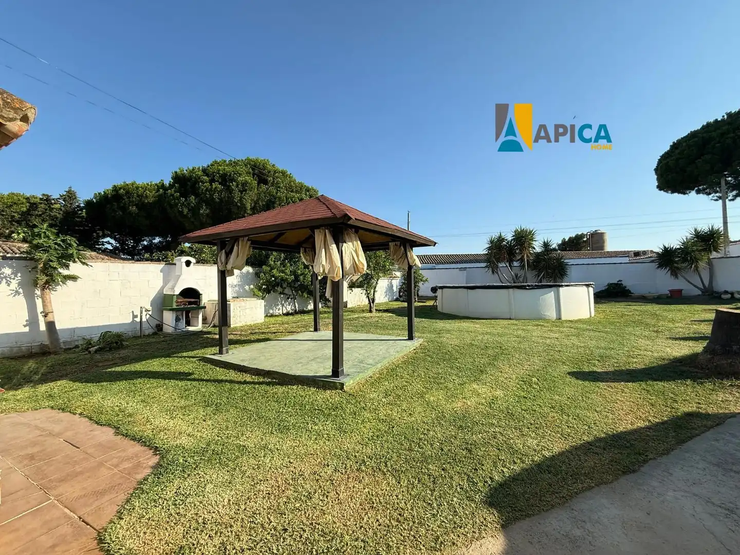 Jardín de Casa o chalet en venta en Chiclana de la Frontera con Aire acondicionado, Terraza y Piscina
