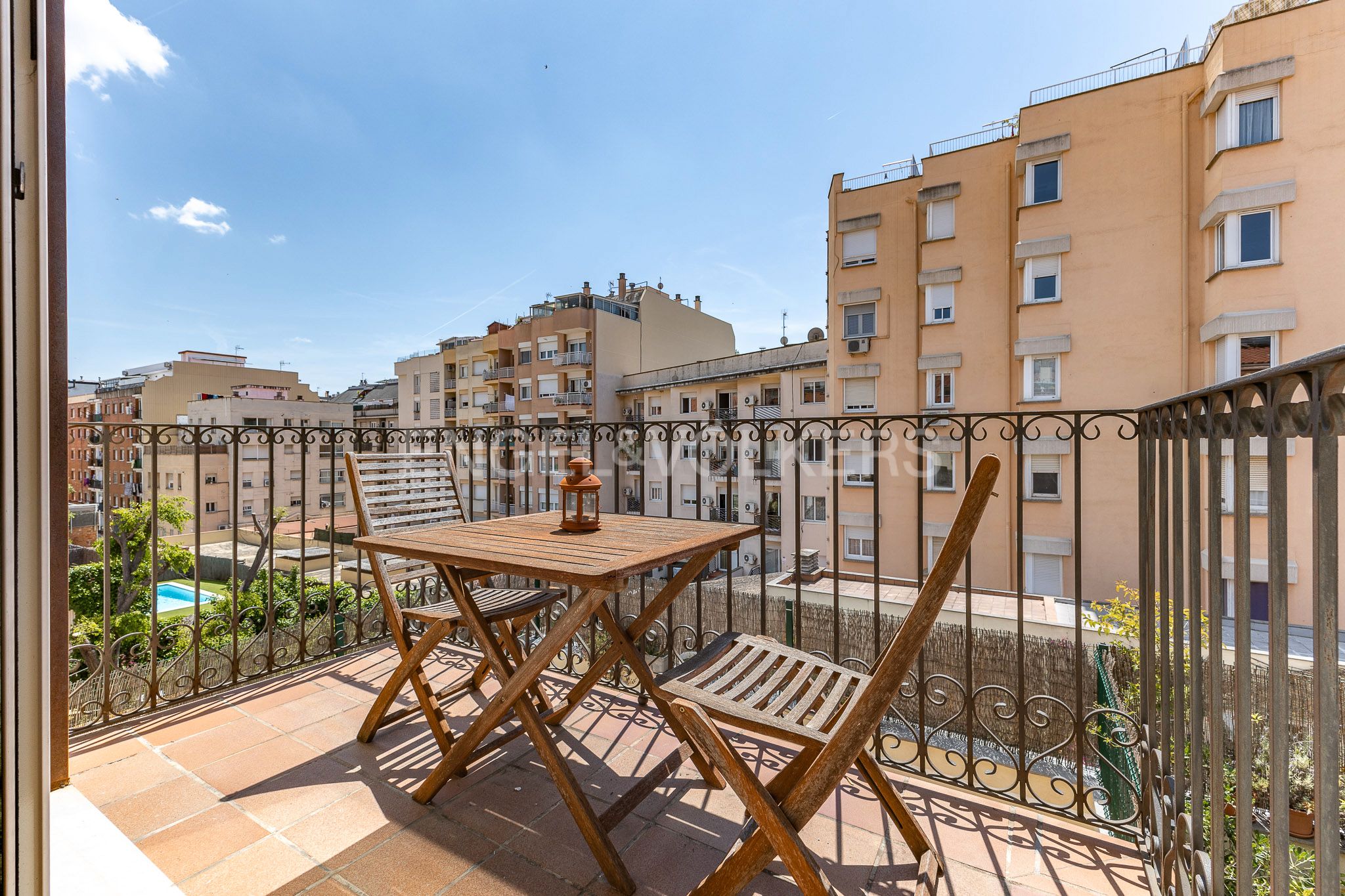 Terraza de Ático en venta en Sant Cugat del Vallès con Aire acondicionado, Calefacción y Parquet