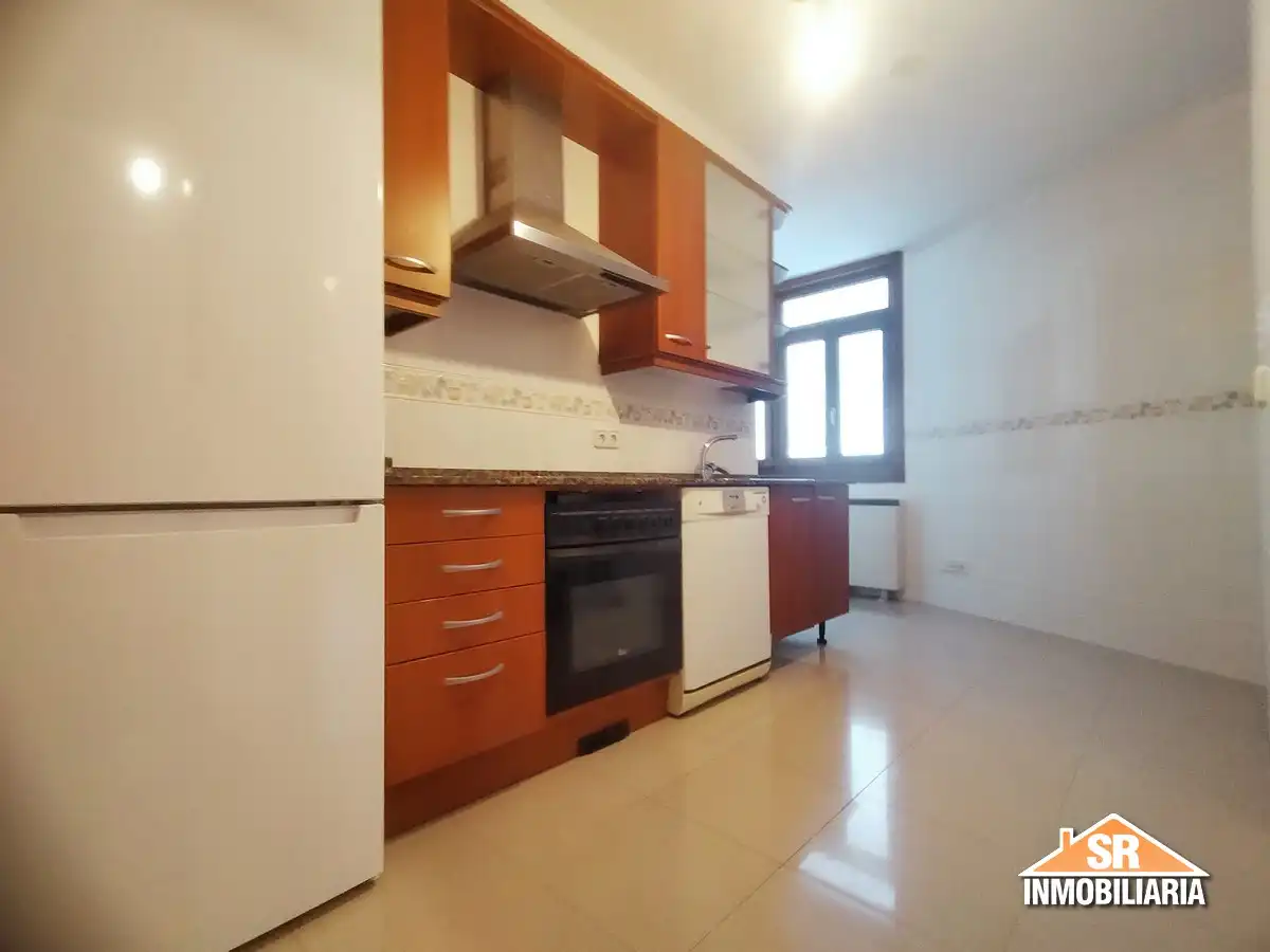 Kitchen of Attic for rent in A Coruña Capital   with Heating, Oven and Washing machine