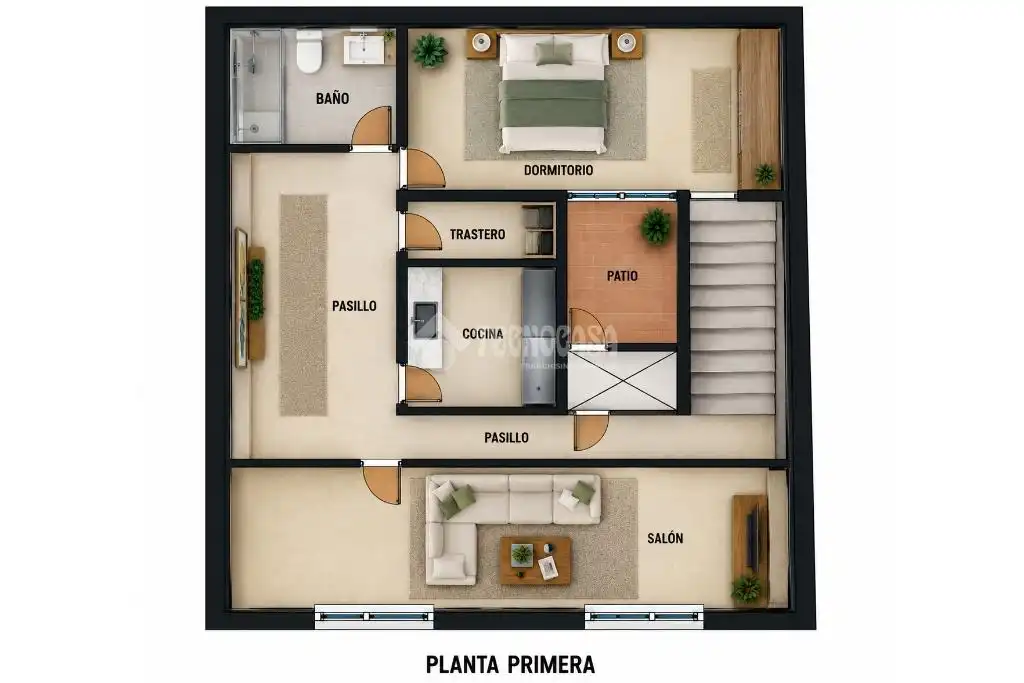 Casa aparellada amb terrassa en venda a Vera Ciudad, imagen 40