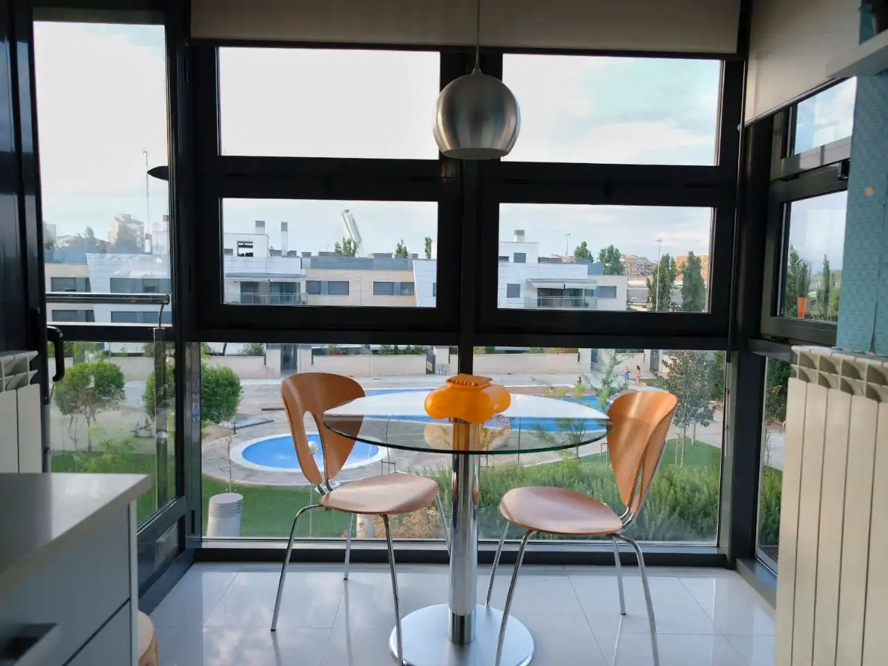 Terrasse von Wohnung zum Verkauf in  Lleida Capital mit Klimaanlage